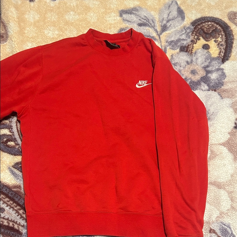 Nike Bright Red Crewneck Sweatshirt